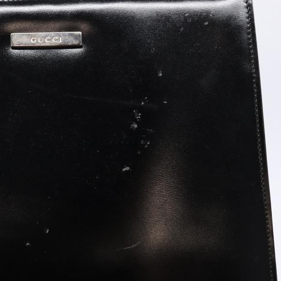 GUCCI Hand Bag Leather Black 001 2058 1773 5 Auth 133322 - Picture 9 of 16